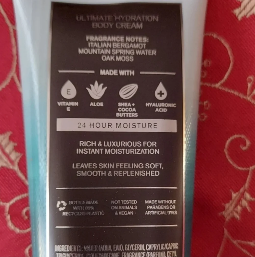 Bath and Body Works Men's Collection FRESHWATER Ultra Hydration Body Cream NWT